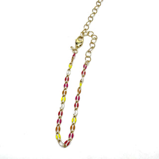 Let’s Mingle Enamel Chain Necklace - 3 colors!