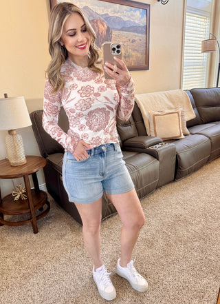 Cuffed Judy Blue Shorts With Cell Phone Back Pocket