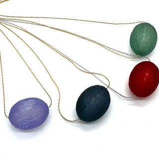 Laurel Leaf Slide Bead Necklace
