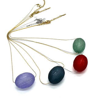 Laurel Leaf Slide Bead Necklace