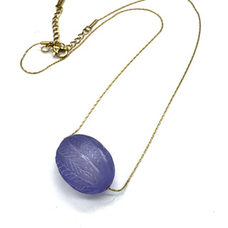 Laurel Leaf Slide Bead Necklace