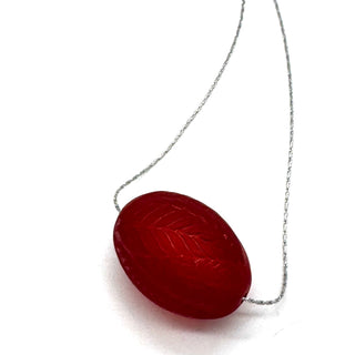 Laurel Leaf Slide Bead Necklace