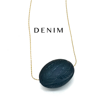 Laurel Leaf Slide Bead Necklace