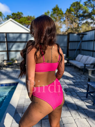 BIRDIE  Hot Pink Starfish Kiss Bikini (Sold as Set!)
