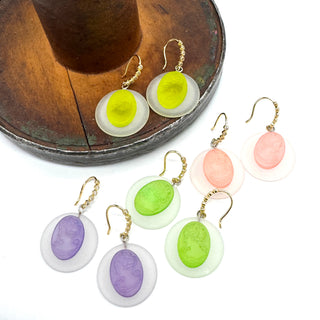 Candy Cameo Drop Earrings