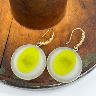 Candy Cameo Drop Earrings