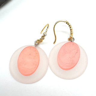 Candy Cameo Drop Earrings