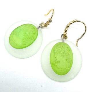 Candy Cameo Drop Earrings