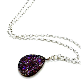 Supernova Glass Pendant Necklace