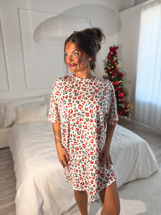 BIRDIE PREORDER Lazy Day Lounge Dress in Wild Tidings