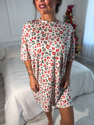 BIRDIE PREORDER Lazy Day Lounge Dress in Wild Tidings