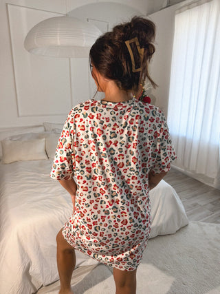 BIRDIE PREORDER Lazy Day Lounge Dress in Wild Tidings