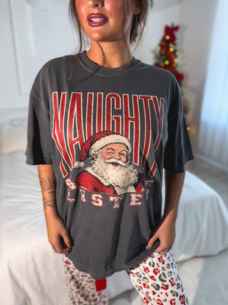 Naughty Lister Graphic Tee on Pepper