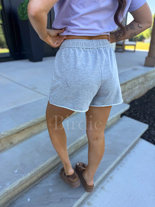 BIRDIE Cozy Club Shorts in Gray
