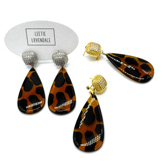 Leopard Lady Pavé Crystal Earrings