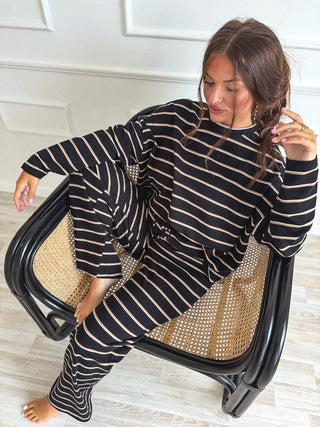 BIRDIE PREORDER Sunday Ease Set in Harvest Stripe (Sold as Set)