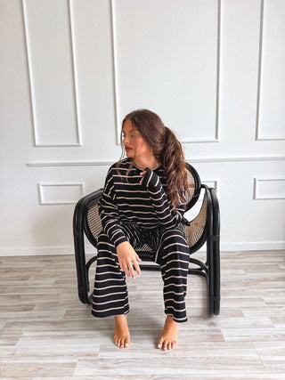 BIRDIE PREORDER Sunday Ease Set in Harvest Stripe (Sold as Set)