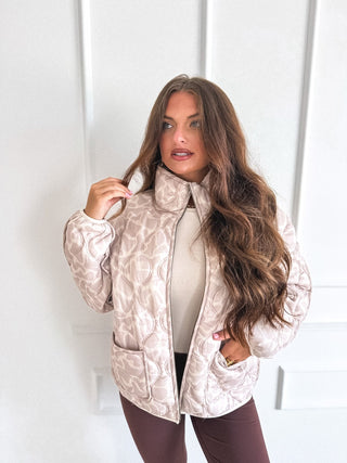 BIRDIE PREORDER Cozy Cloud Jacket in Bare Marsh Camo
