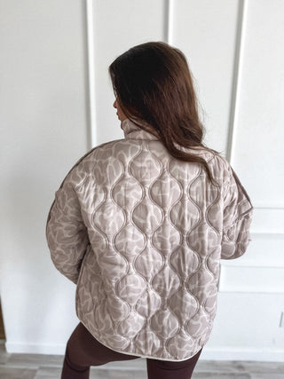 BIRDIE PREORDER Cozy Cloud Jacket in Bare Marsh Camo