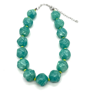 Peacock Pebble Marco Necklace