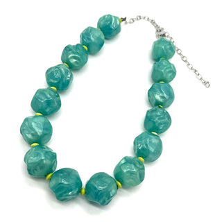 Peacock Pebble Marco Necklace