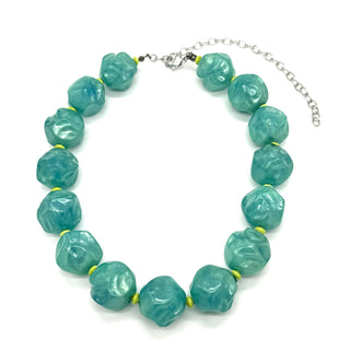 Peacock Pebble Marco Necklace
