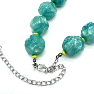 Peacock Pebble Marco Necklace
