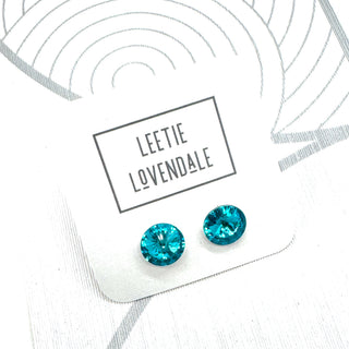 Rivoli Shine On Earrings - Mini 10mm