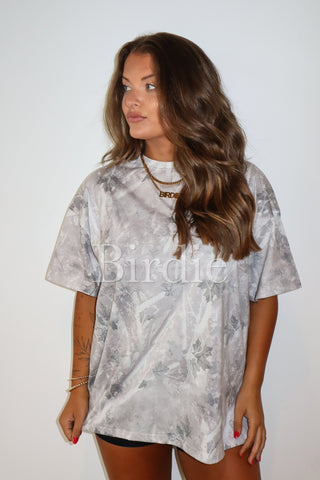 Birdie Exclusive Iced Out Camo Oversized Tee