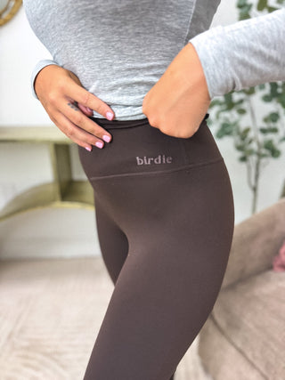 BIRDIE PREORDER AirSkin Leggings in Espresso