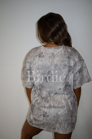 Birdie Exclusive Iced Out Camo Oversized Tee
