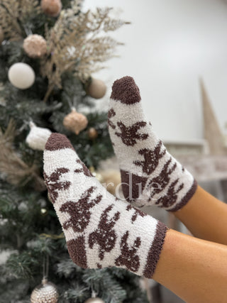 BIRDIE Christmas Fuzzy Socks