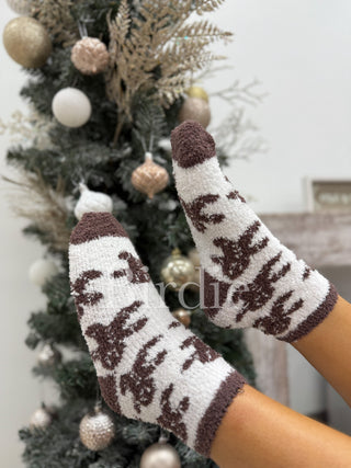 BIRDIE Christmas Fuzzy Socks