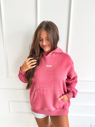 BIRDIE Signature Hoodie in Vintage Rose