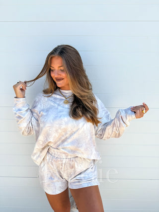 BIRDIE The Butter Camo Set in Vanilla Cream