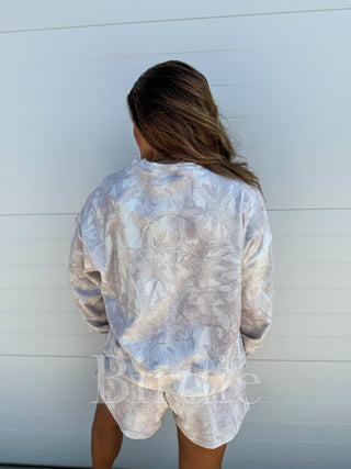 BIRDIE The Butter Camo Set in Vanilla Cream