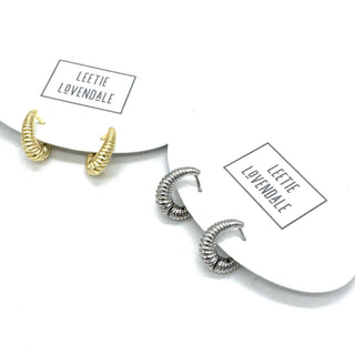 Spring Loaded Mini Hoop Earrings