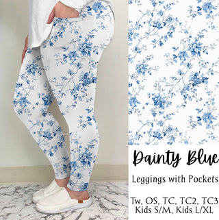 Dainty Blue Leggings/Capris | Run ends 1/9 | ETA 42 Days