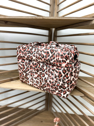 BIRDIE Daily Hustle Duffle in Leopard
