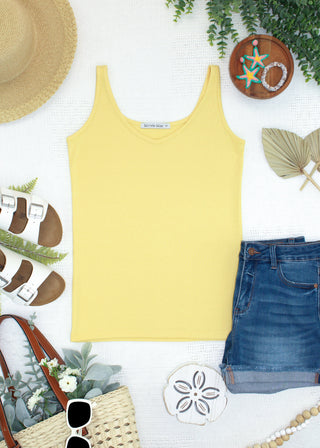 IN STOCK Kennedy Tank - Lemon