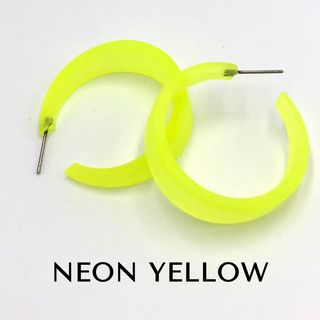 Frosted Emily Hoop Earrings