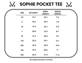 IN STOCK Sophie Pocket Tee - Rose FINAL SALE