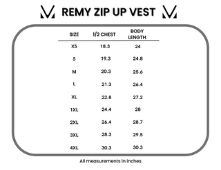 IN STOCK Remy Zip Up Vest - Shiny Black