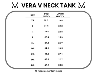 IN STOCK Vera V Neck Tank - Lavender