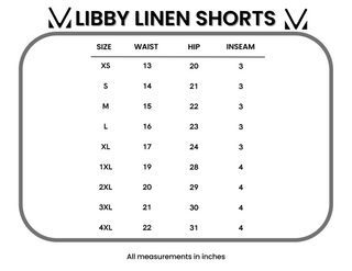 IN STOCK Libby Linen Shorts - Navy FINAL SALE