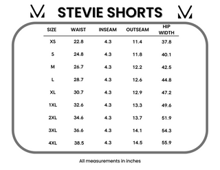 IN STOCK French Terry Stevie Shorts - Black