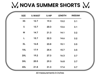 IN STOCK Nova Summer Shorts - Aqua Palm