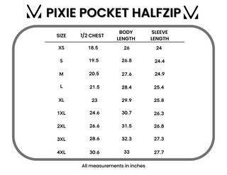 IN STOCK Pixie Pocket Halfzip Hoodie - Heathered Navy