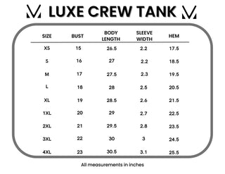 IN STOCK Luxe Crew Tank - Papaya FINAL SALE