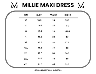 IN STOCK Millie Maxi Dress - Abstract Aqua Breeze FINAL SALE